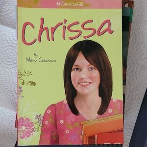 American Girl Chrissa Book with Pink and Green Cover
